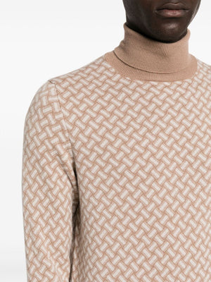 DRUMOHR Cashmere Turtleneck Sweater - Men's Cozy Essential