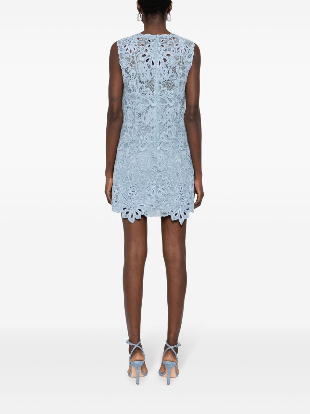 ERMANNO SCERVINO Navy Lace Shift Dress for Women