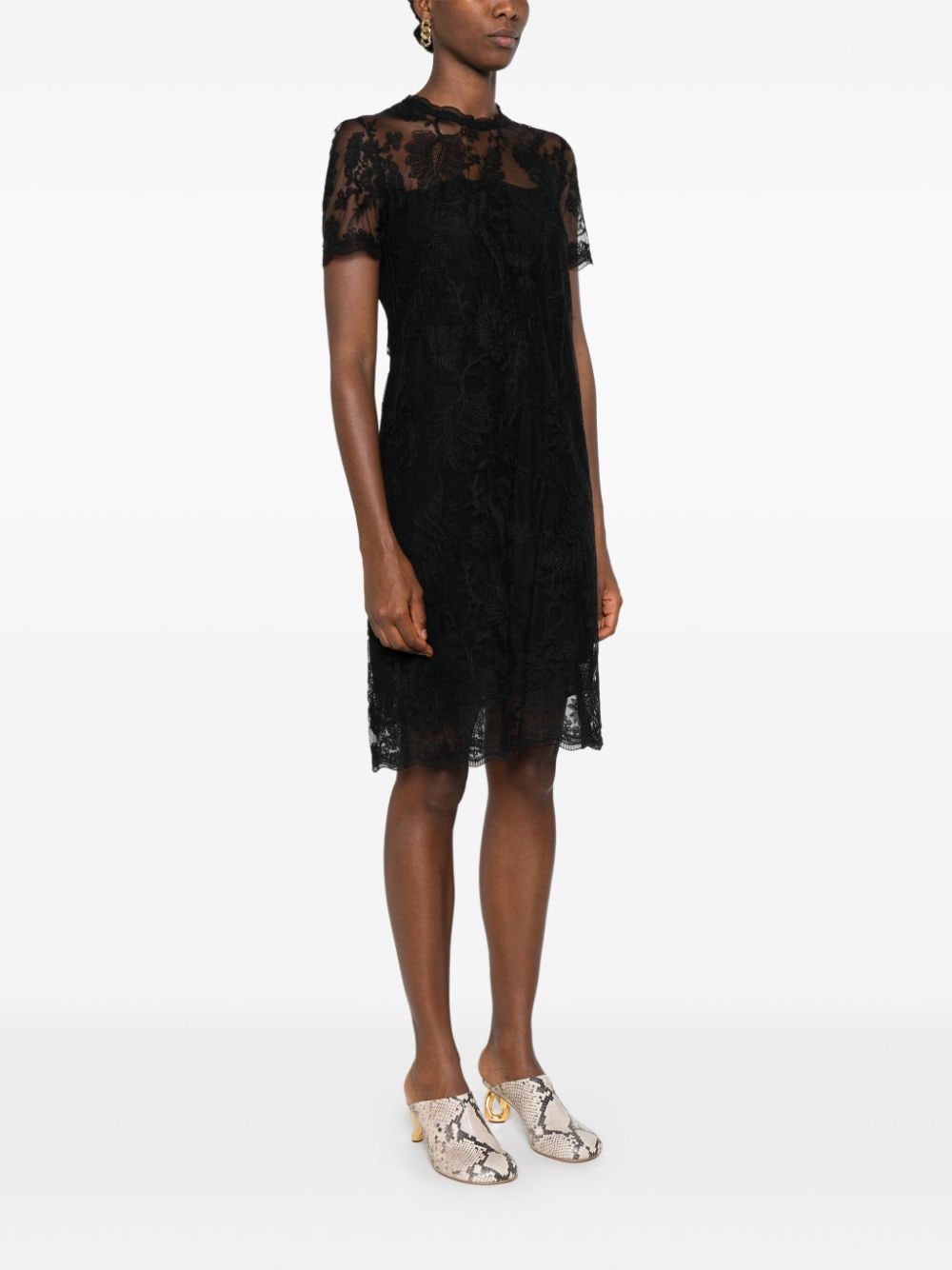 ERMANNO SCERVINO Elegant Lace Mini Dress for Women