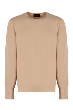 DRUMOHR Luxury Cashmere Sweater for Men - Ribbed Knit Edges