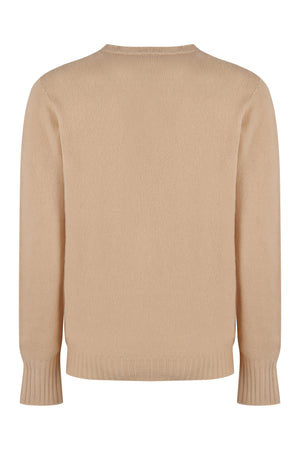 DRUMOHR Luxury Cashmere Sweater for Men - Ribbed Knit Edges