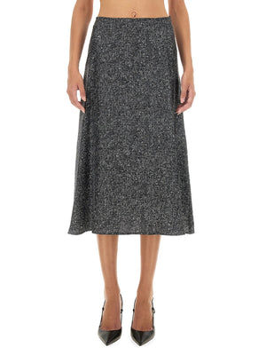 KITON Elegant Printed Skirt - Regular Fit, Size 42 IT