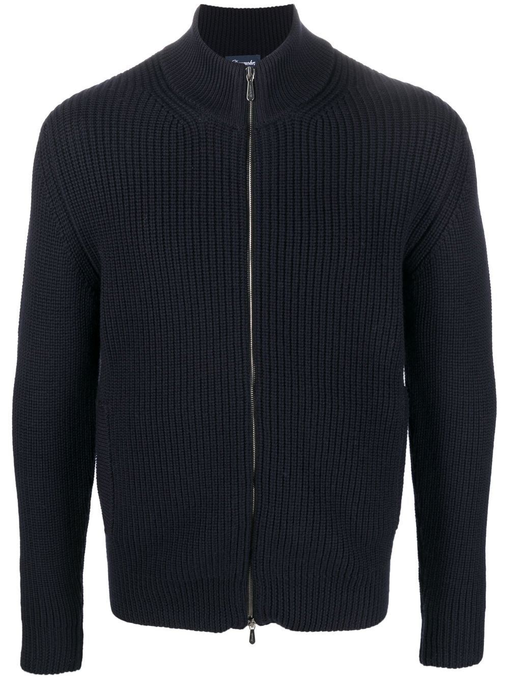 DRUMOHR Men's Half Zip Merino Wool Pullover