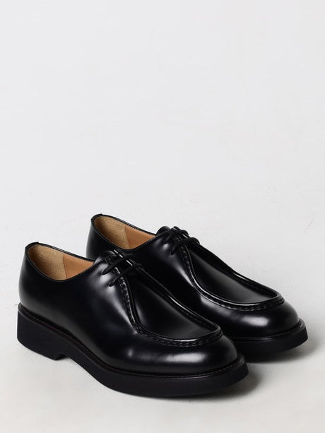 CHURCH'S Nelly Lace-Up Leather Shoes with Thick Sole