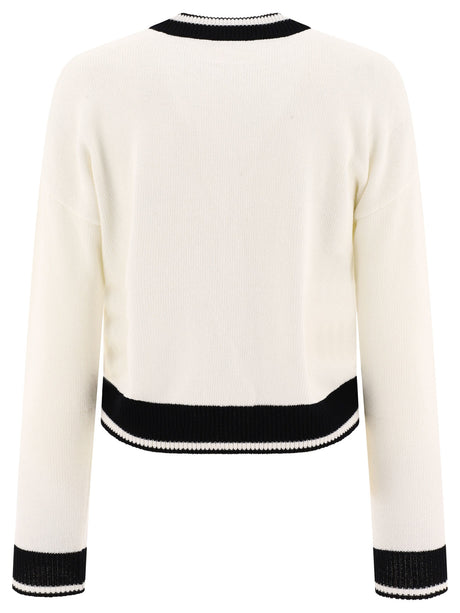 BALMAIN Stylish 24FW Women's White Tunic Top