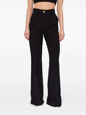 BALMAIN Elegant Virgin Wool Pants for Women