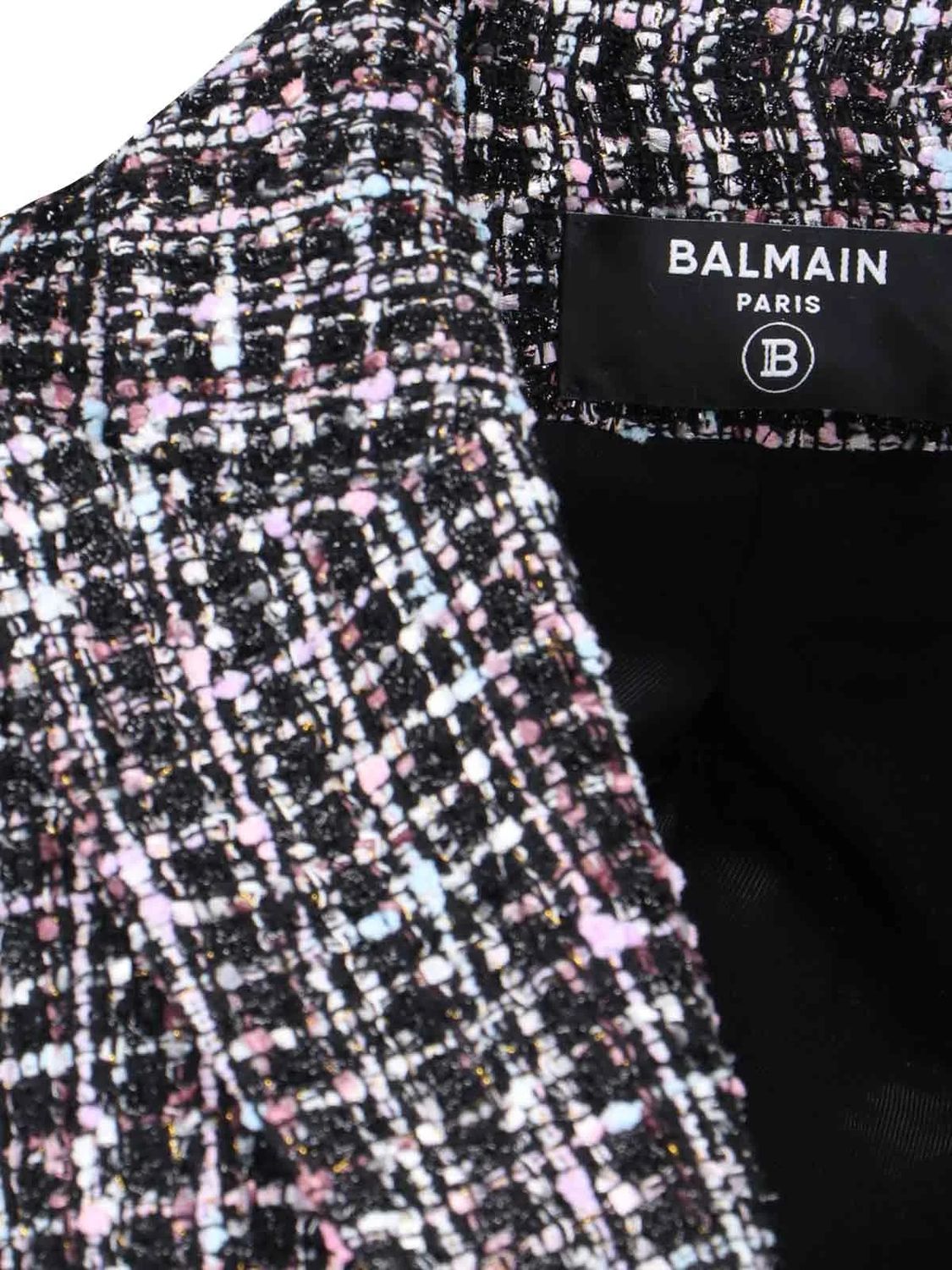 BALMAIN Luminous Threaded Tweed Jacket