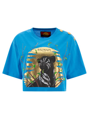 BALMAIN The Lion King Graphic Cotton Tee