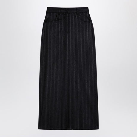 DEPARTMENT FIVE High-Waisted Pinstripe Wool-Blend Skirt