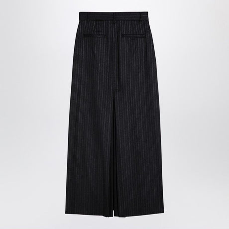 DEPARTMENT FIVE High-Waisted Pinstripe Wool-Blend Skirt