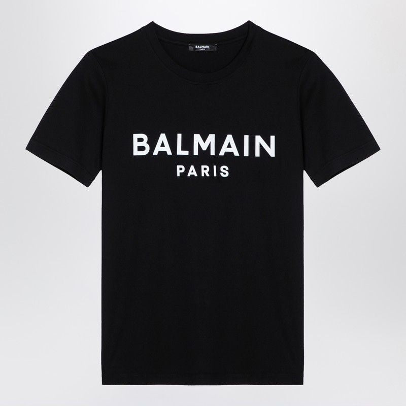 BALMAIN Organic Cotton Logo Tee