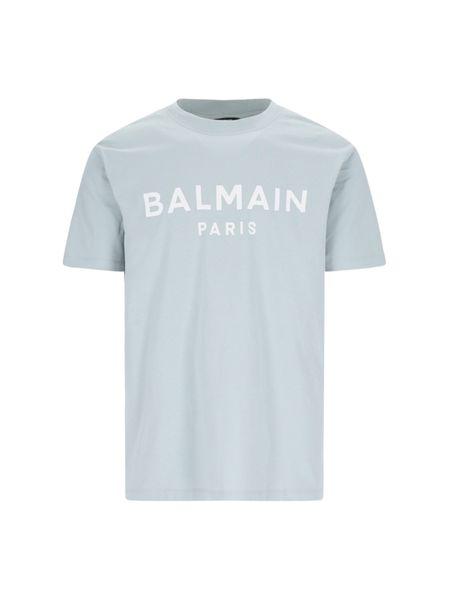 BALMAIN Organic Cotton Logo Tee