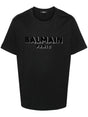 BALMAIN Bold Flock & Foil Bulky Fit Tee