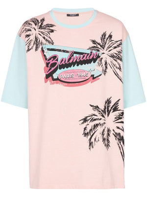 BALMAIN Miami Nights Oversized T-Shirt