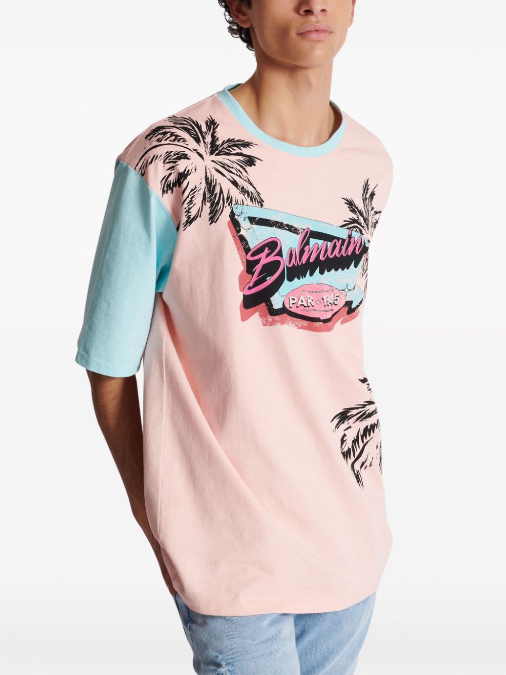 BALMAIN Miami Nights Oversized T-Shirt