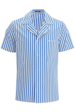 BALMAIN Signature Cotton Pajama Shirt for Men