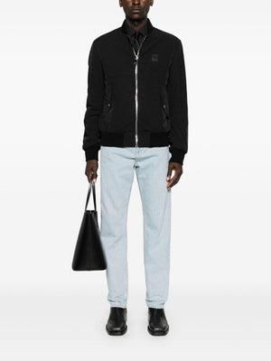 BALMAIN Regular Fit Light Blue Denim Jeans