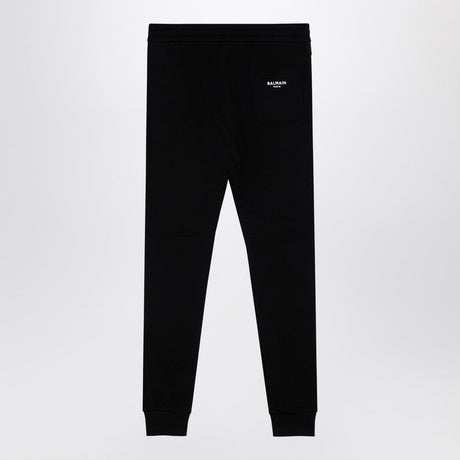 BALMAIN Urban Luxe Black Cotton Joggers