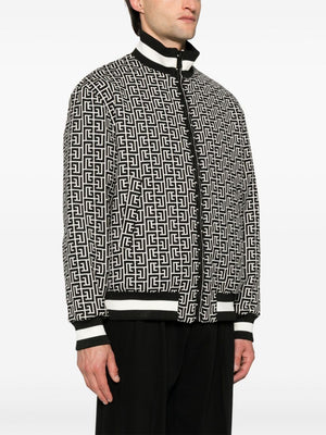 BALMAIN Reversible Monogram Bomber Jacket