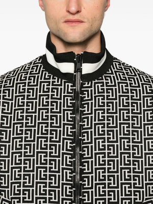 BALMAIN Reversible Monogram Bomber Jacket