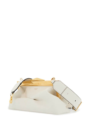 JIMMY CHOO Mini Leather Diamond Frame Clutch