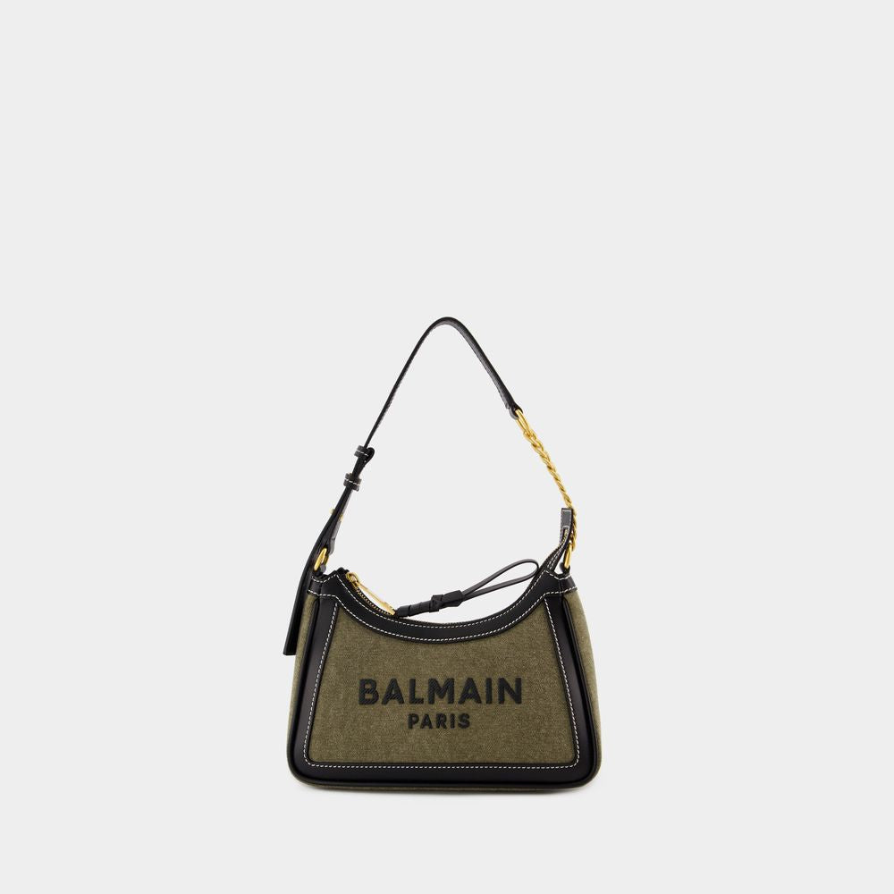 BALMAIN Army-Style Shoulder Handbag - FW24 Edition