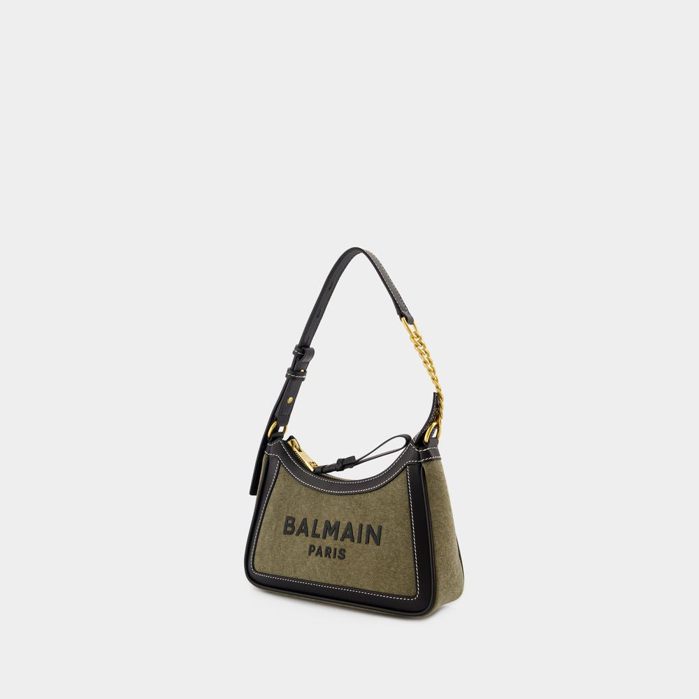 BALMAIN Army-Style Shoulder Handbag - FW24 Edition