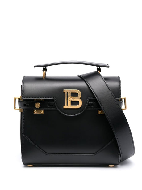 BALMAIN Mini B-Buzz Calfskin Crossbody Bag