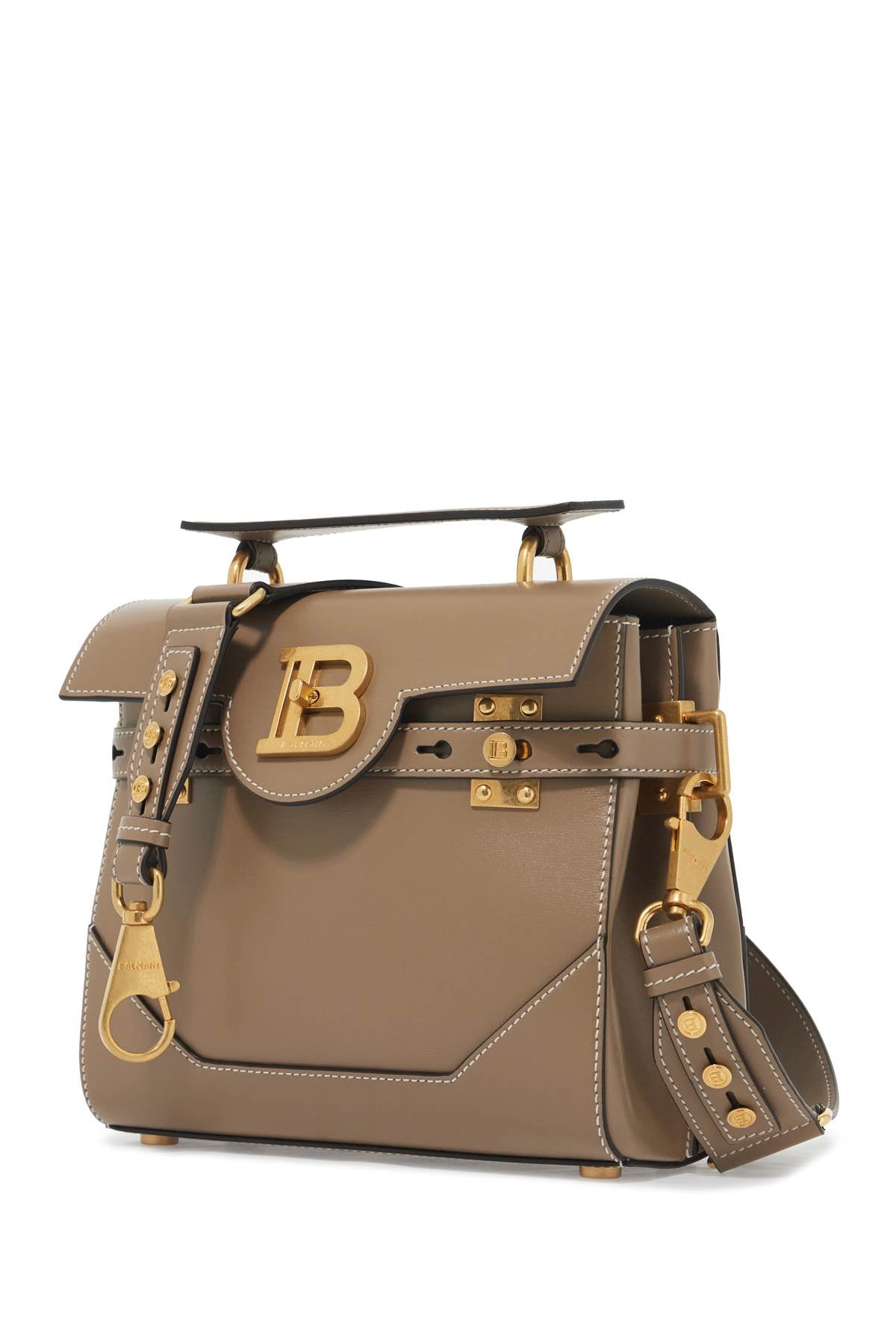 BALMAIN Chic Mini Handbag with Golden Logo