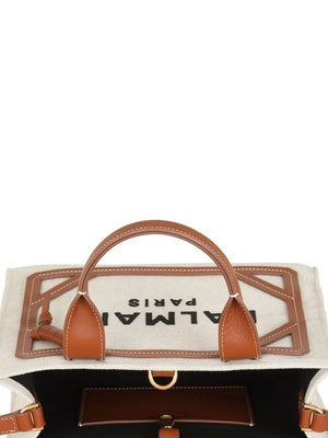 BALMAIN 24FW Beige Tote Bag for Women