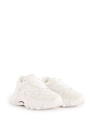 BALMAIN Beast Sneaker with White Grid Detail