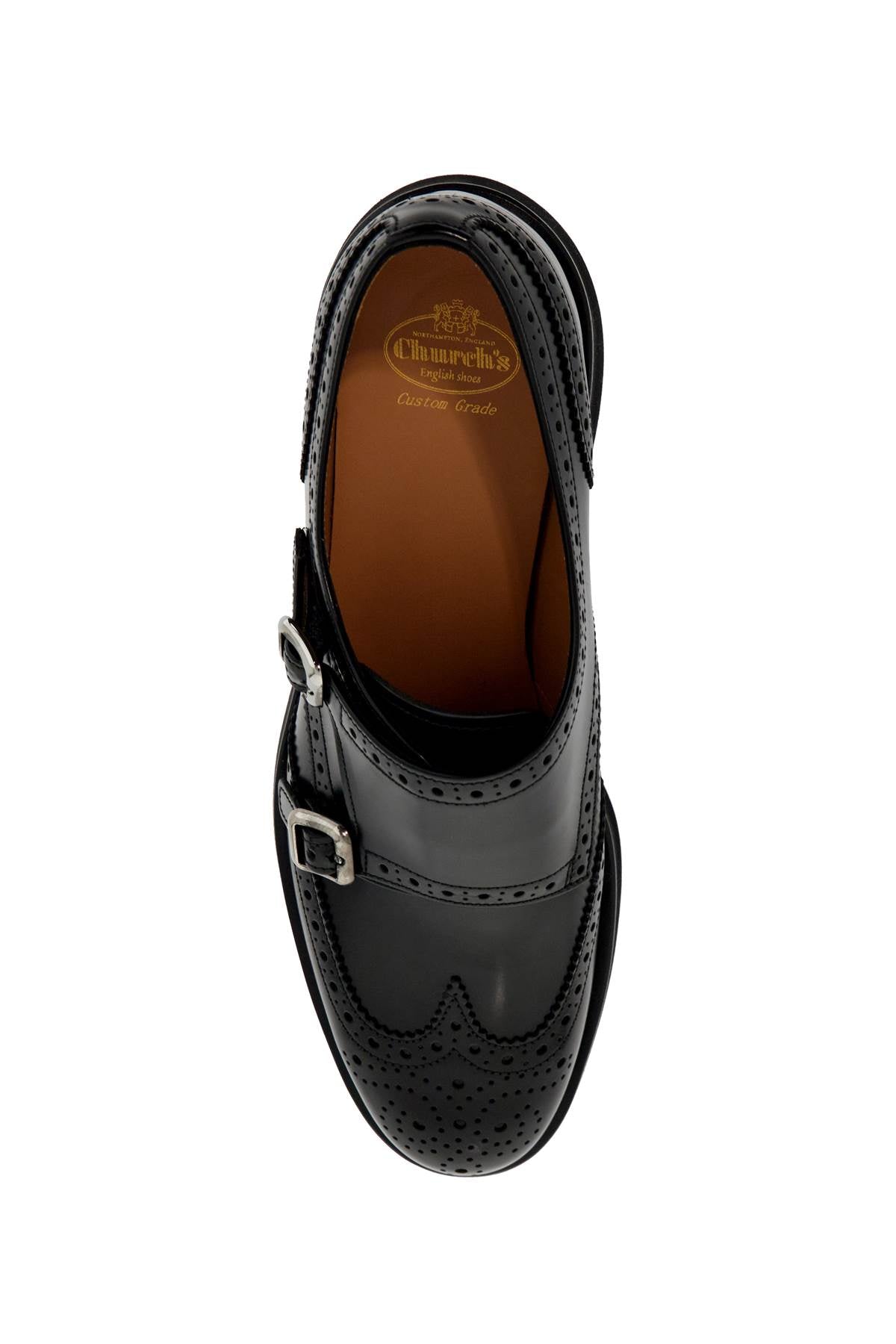 CHURCH'S Wool Monk Strap Loafers