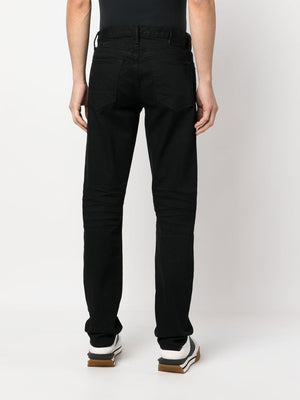 TOM FORD Mid Rise Slim-Fit Grey Jeans