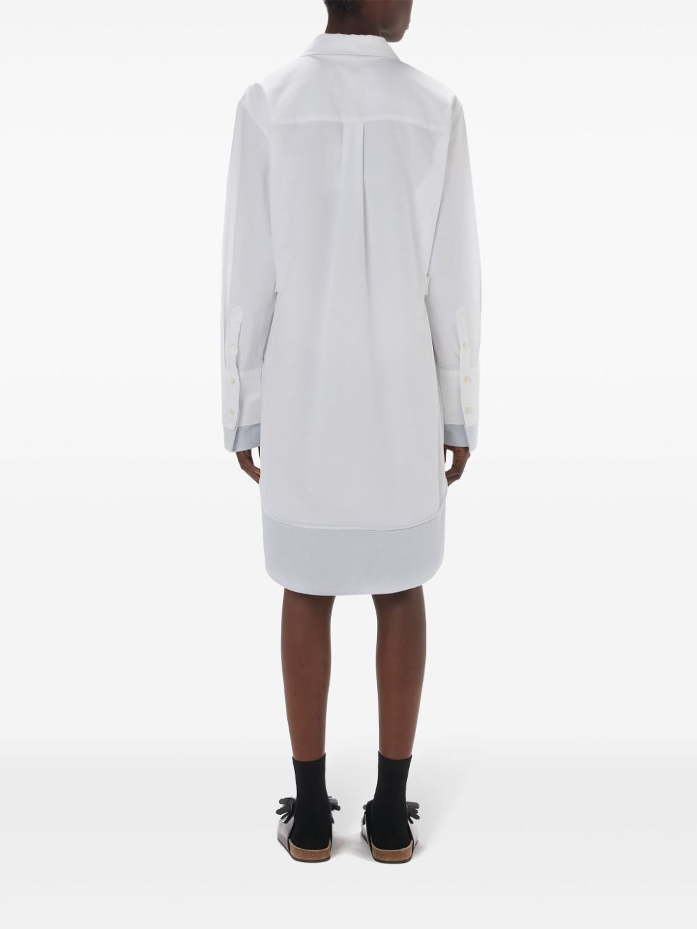 JW ANDERSON Long Sleeve Double Shirt Dress