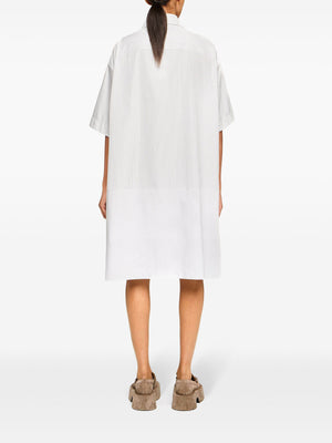 JW ANDERSON Short Sleeve Step Hem Shirt Dress