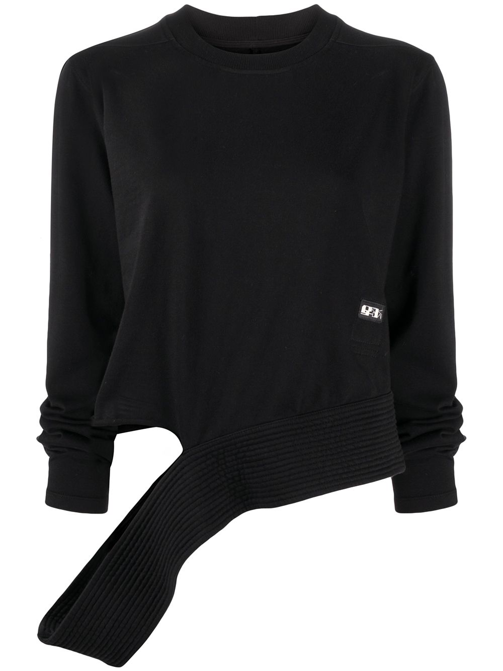 RICK OWENS Cut-Out Crewneck Sweatshirt