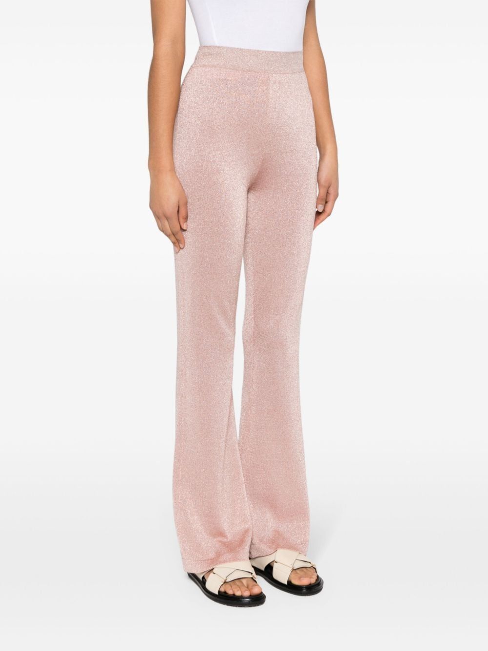 MISSONI Stylish Straight Leg Lurex Trousers