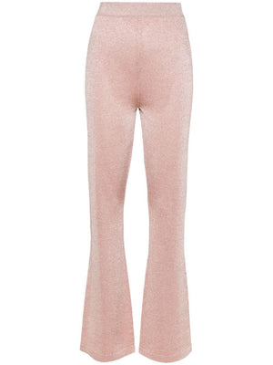 MISSONI Stylish Straight Leg Lurex Trousers