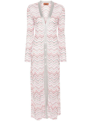 MISSONI Zigzag Maxi Cardi Jacket for Women - SS24 Collection