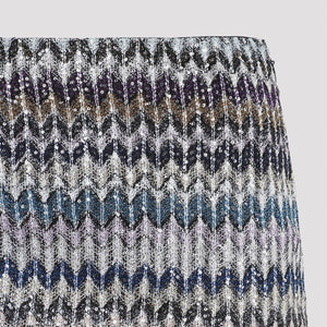 MISSONI Chic Multicolor Mini Skirt for Women