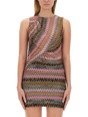 MISSONI Colorful Metallic Top Size 40 IT