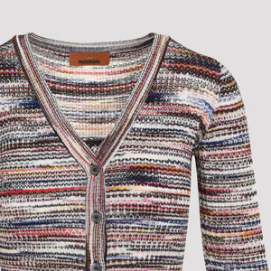 MISSONI Multicolor Viscose Cardigan for Women - FW24