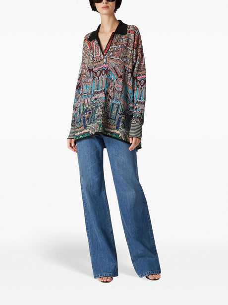 MISSONI Elegant Textured Knit T-Shirt