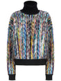 MISSONI Abstract Pattern Roll Neck Sweater - Fall/Winter 2024