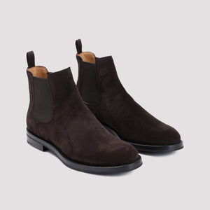 CHURCH'S Elegant Brown Calfskin Ankle Boots