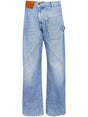 JW ANDERSON Twisted Workwear Mini Jeans for Women