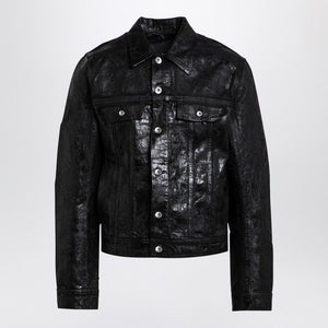 DRKSHDW Men's Black Denim Trucker Jacket