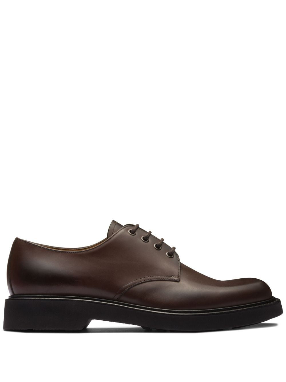 CHURCH'S Men's Brown Leather Derby Dress Shoes for FW23