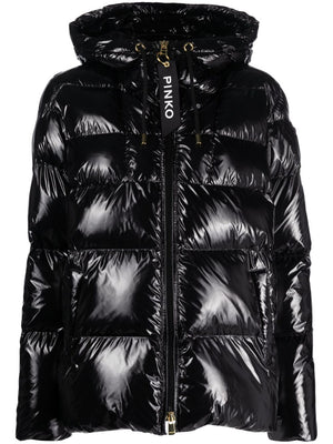 PINKO High-Shine Quilted Jacket