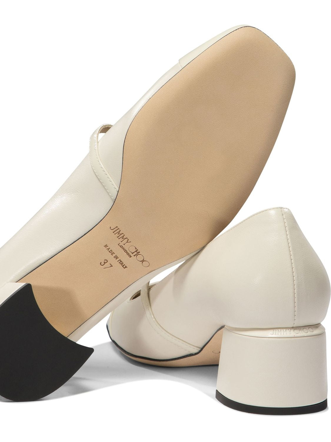 JIMMY CHOO Elegant Nappa Leather Pumps with Pearl - Elisa 45